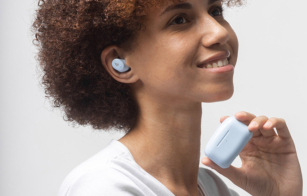 Słuchawki dokanałowe EDIFIER TWS1 PRO 2 muzyka dzwiek jakosc rozmowy bluetooth polaczenie