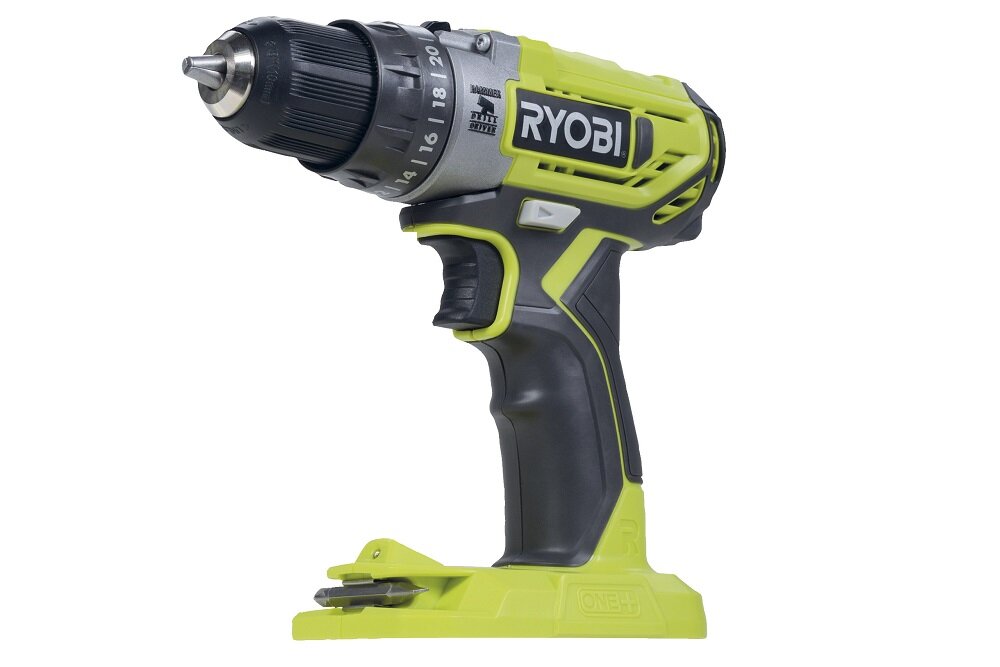 Wiertarko-wkrętarka udarowa RYOBI R18PD31-252TA55 elektronarzedzie ze swietnymi parametrami technicznymi solidne niezawodne male wymiary niewielka masa waga 1,7 kg