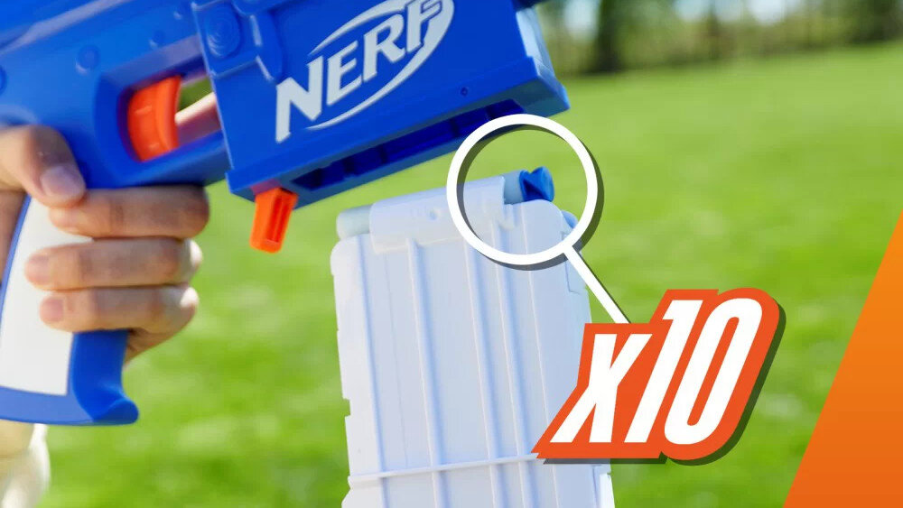 Wyrzutnia Nerf Fortnite Blue Shock  - strzałki