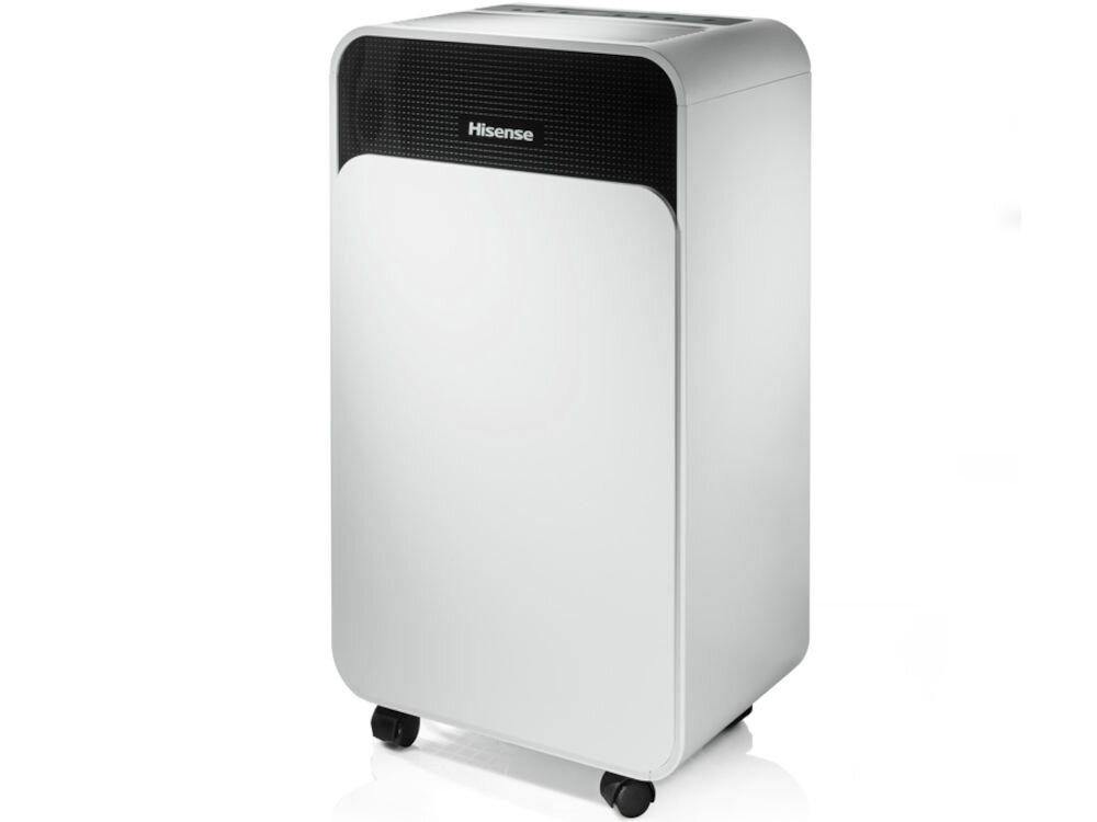 Osuszacz HISENSE D12CW automatycznie utrzymuje optymalny poziom wilgotności reguluje wilgotność w zakresie od 35 do 55% dostosowanie ustawień do temperatury w pomieszczeniu zdrowe komfortowe warunki