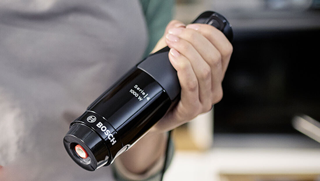 Blender BOSCH ErgoMaster MSM4B6V2 Antypoślizgowy uchwyt SoftTouch powłoka wygoda użytkowanie