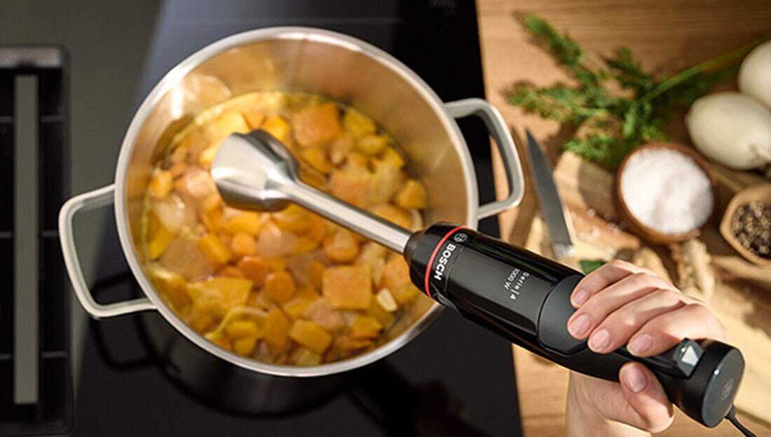 Blender BOSCH ErgoMaster MSM4B6V2 Czystość Technologia AntiSplash wydajne blendowanie