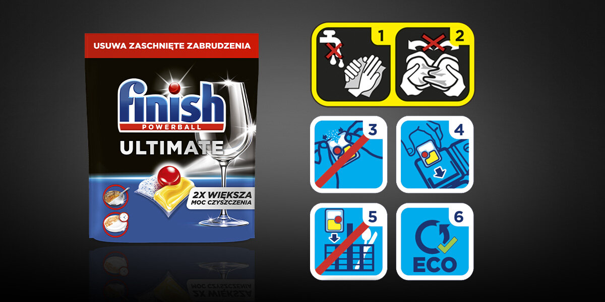 Kapsułki do zmywarek FINISH Powerball Ulimate All in 1