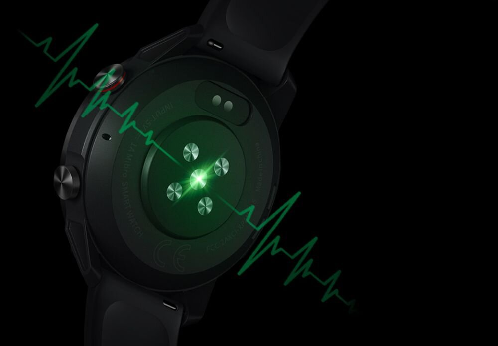 Smartwatch MIBRO A2 ekran bateria czujniki zdrowie sport pasek ładowanie pojemność rozdzielczość łączność sterowanie krew puls rozmowy smartfon aplikacja
