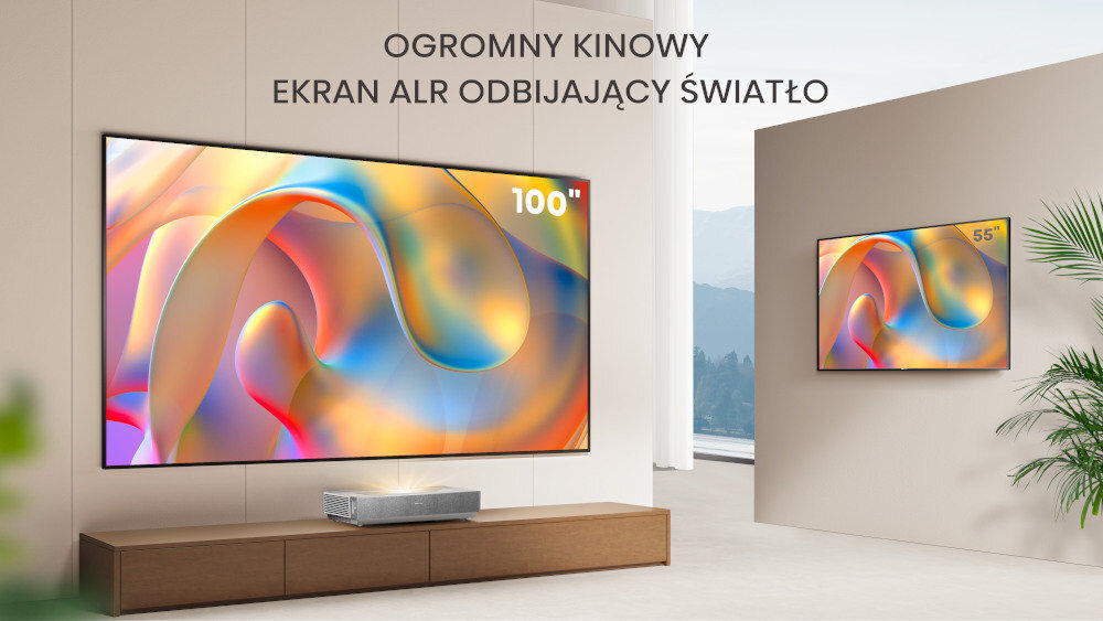 Laser TV HISENSE L5H - ekran