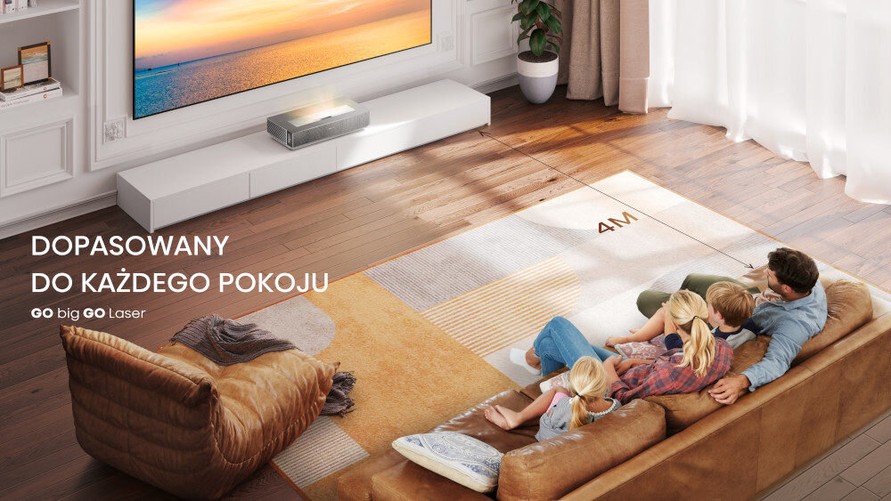 Laser TV HISENSE L5H - salon