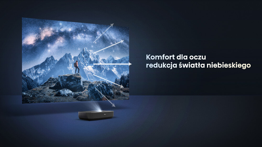 Laser TV HISENSE PL1H - wzrok
