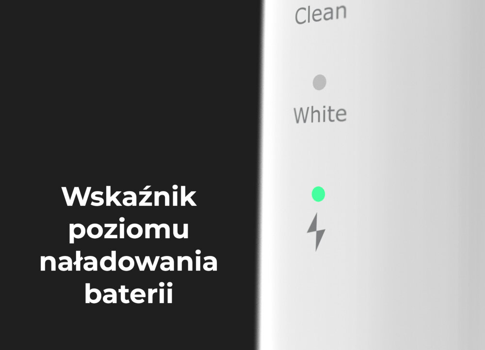 Szczoteczka soniczna AENO DB8 wbudowany wskaznik naladowania 