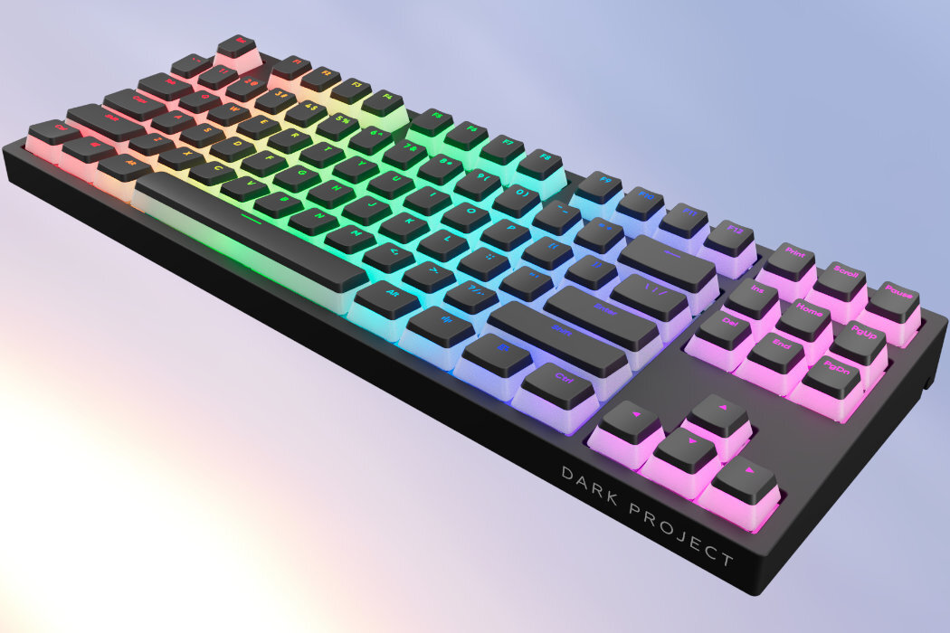 Klawiatura DARK PROJECT KD87A gaming rozgrywka rozrywka klawisze wyposażenie mechaniczna unikalna