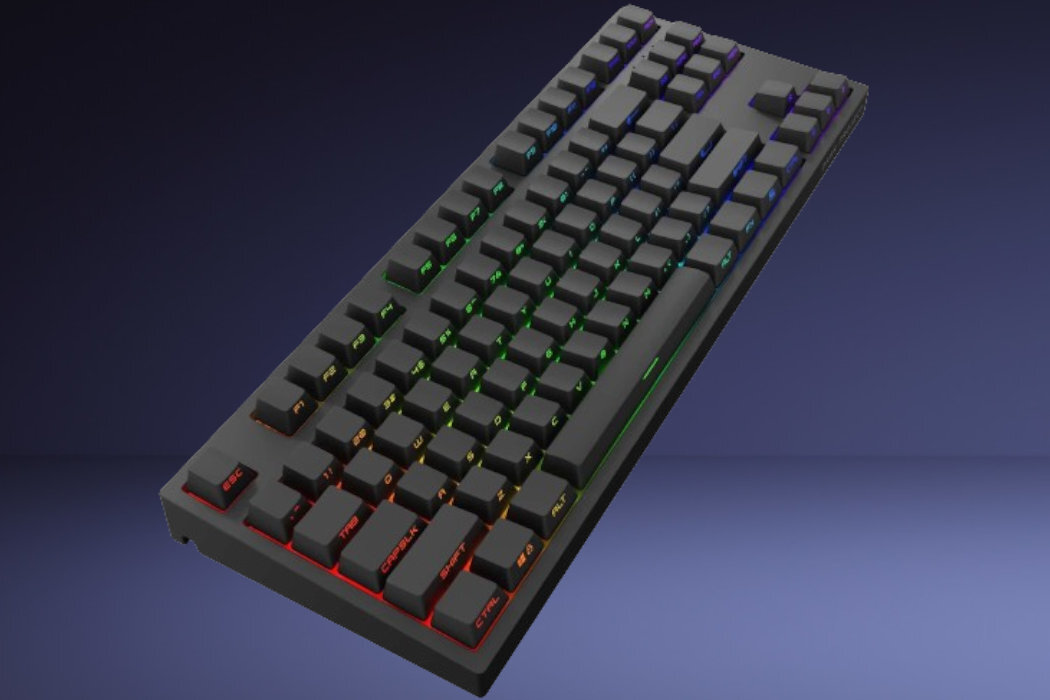 Klawiatura DARK PROJECT Pro KD87A Gateron Optical Red 2.0 gaming stabilizatory wosk PBT ABS LED