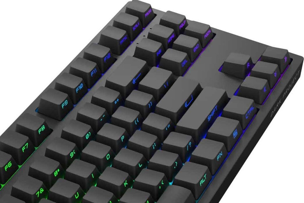 Klawiatura DARK PROJECT Pro KD87A Gateron Optical Red 2.0 gaming stabilizatory wosk PBT ABS LED