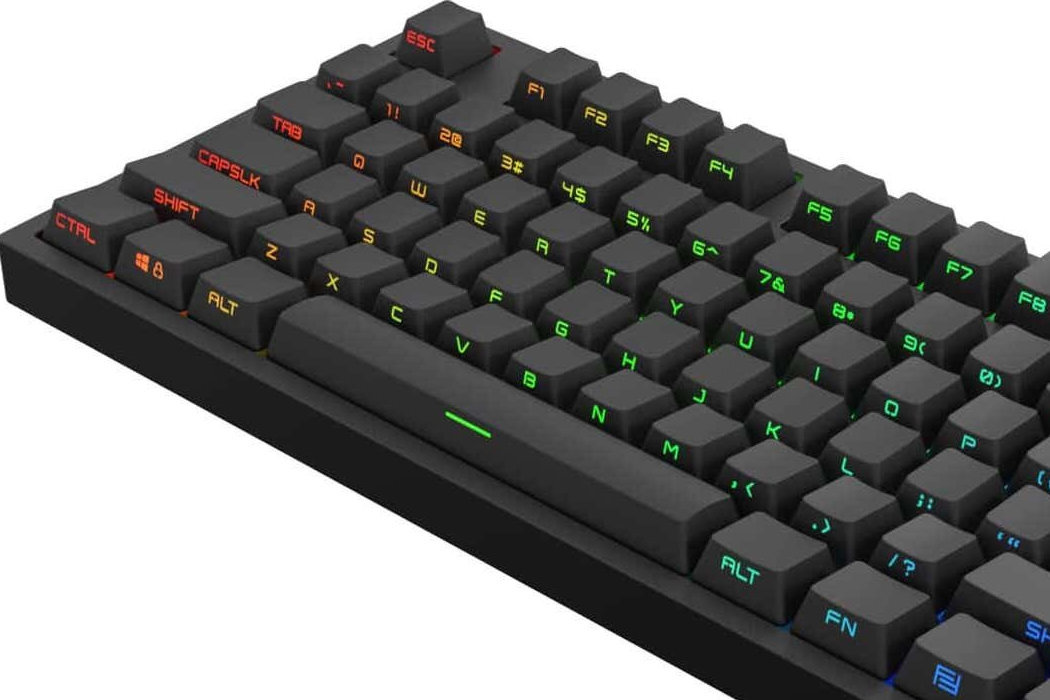 Klawiatura DARK PROJECT Pro KD87A Gateron Optical Red 2.0 gaming stabilizatory wosk PBT ABS LED