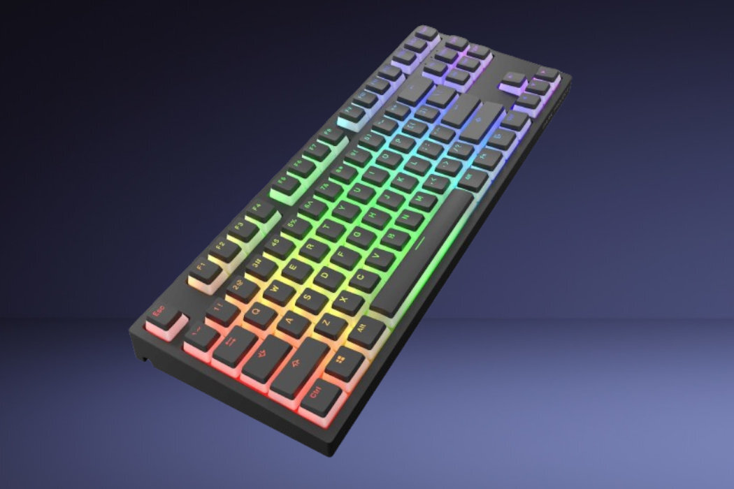 Klawiatura DARK PROJECT Pro KD87A Gateron Optical Red 2.0 gaming stabilizatory wosk PBT ABS LED