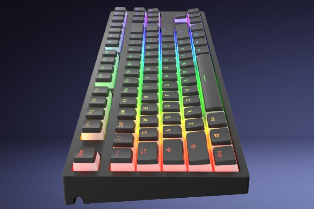 Klawiatura DARK PROJECT Pro KD87A Gateron Optical Red 2.0 gaming stabilizatory wosk PBT ABS LED