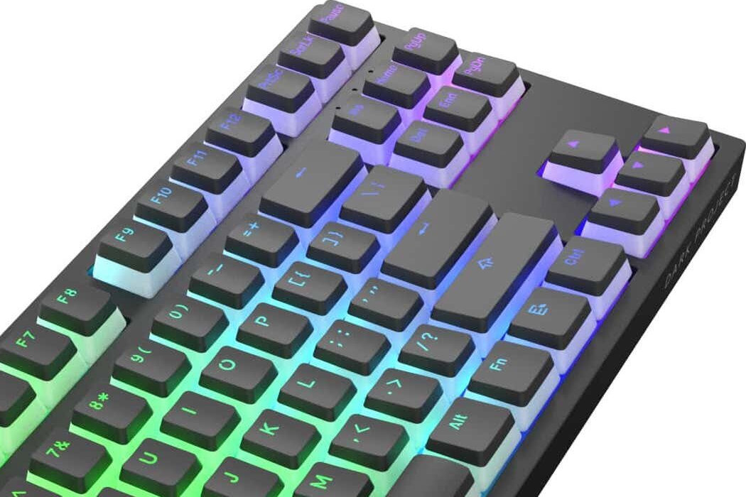 Klawiatura DARK PROJECT Pro KD87A Gateron Optical Red 2.0 gaming stabilizatory wosk PBT ABS LED