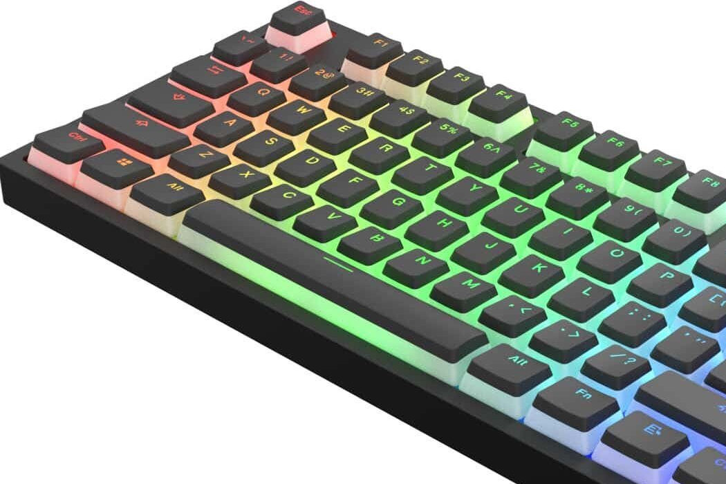 Klawiatura DARK PROJECT Pro KD87A Gateron Optical Red 2.0 gaming stabilizatory wosk PBT ABS LED