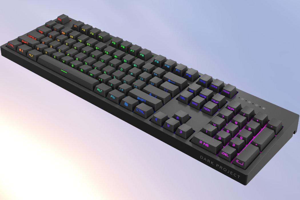Klawiatura DARK PROJECT Pro KD104A gaming rozgrywka rozrywka klawisze wyposażenie mechaniczna unikalna