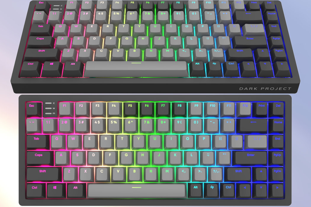 Klawiatura DARK PROJECT KD83A gaming rozgrywka rozrywka klawisze wyposażenie mechaniczna unikalna