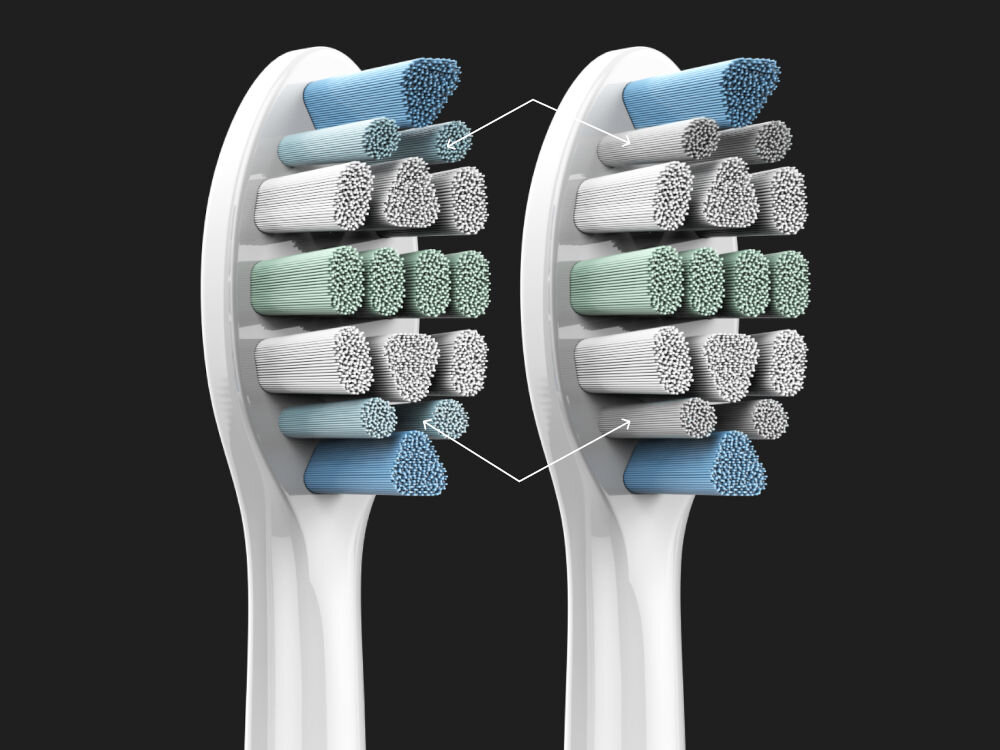 Końcówka szczoteczki AENO ADBTH4-6 Biały (2 szt.) wymiana co 3 miesiące