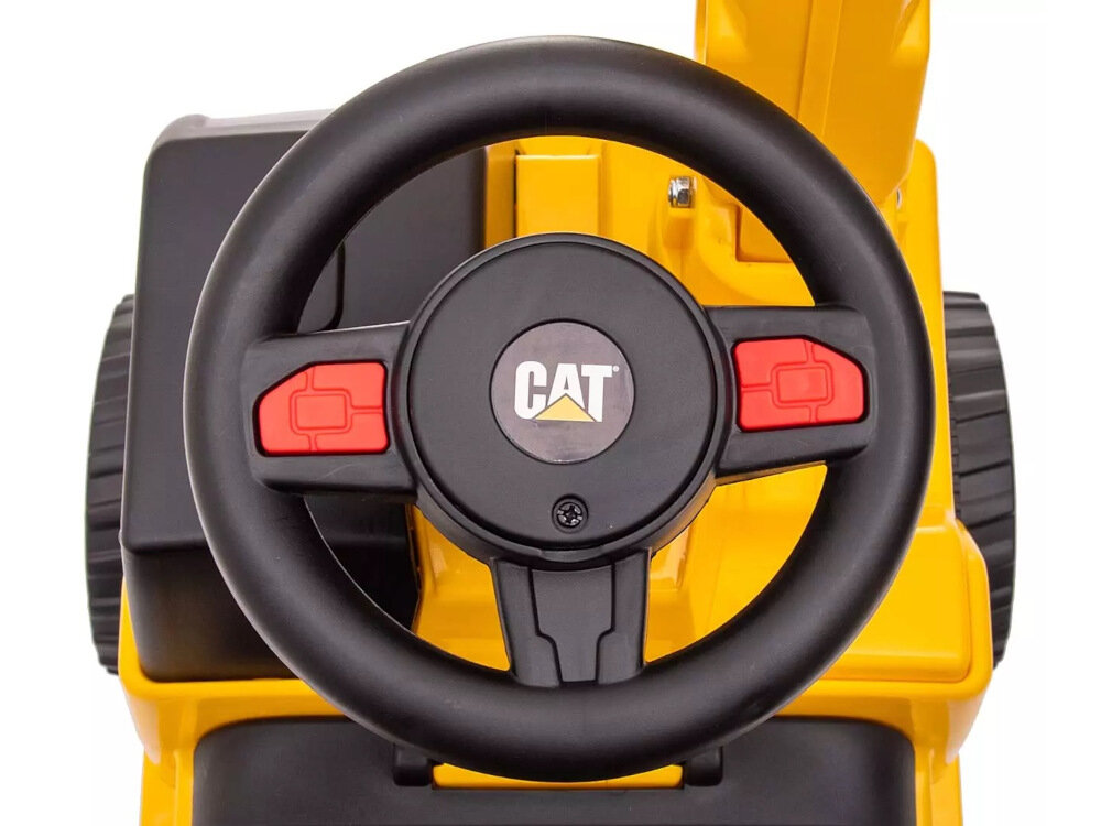 Jeździk MILLY MALLY Cat Excavator Koparka interaktywny pojazd dla dzieci jako jezdzik jako pchacz kierownica klakson odglos uruchamiania silnika