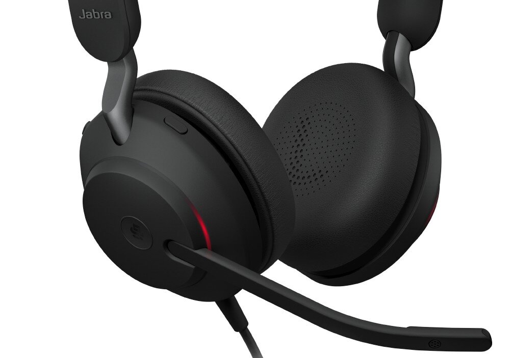 Słuchawki nauszne JABRA Evolve2 40 SE UC Czarny wskaźnik diody funkcje