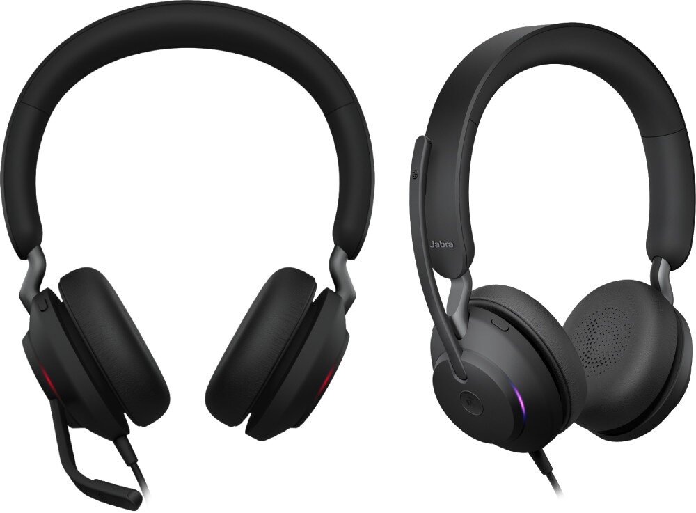 Słuchawki nauszne JABRA Evolve2 40 SE UC Czarny kompatybilność certyfikat podłączenie złącze