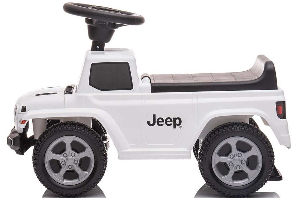 Jeździk MILLY MALLY Jeep Rubicon Gladiator Różowy wytrzymaly stabilny solidne materialy staranne wykonanie do rozwoju zmyslu rownowagi motoryki pedalowanie nozkami kierowanie
