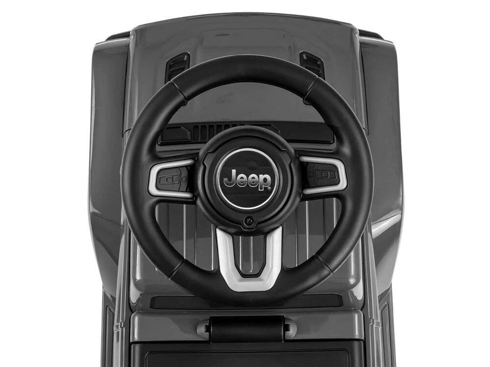 Jeździk MILLY MALLY Jeep Rubicon Gladiator Szary kierownica z klaksonem