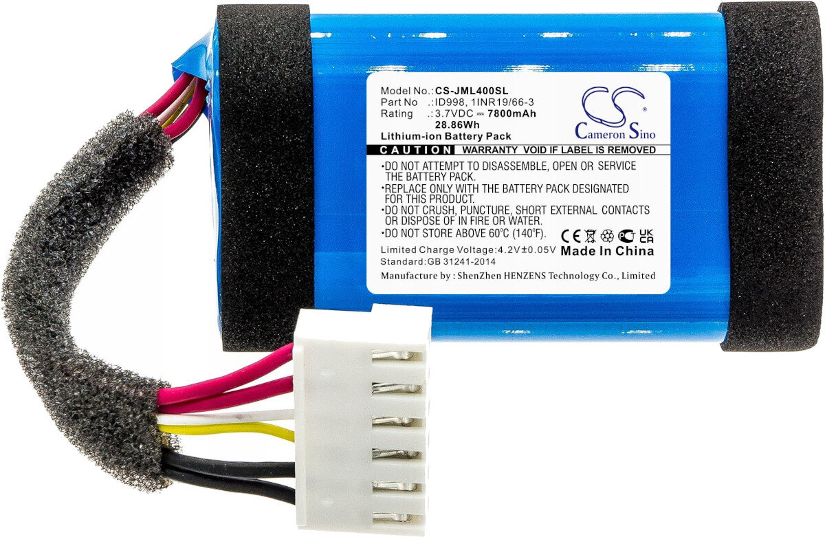 Akumulator CAMERON SINO 7800 mAh do JBL Charge 4 CS-JML400SL kompatybilność parametry zgodność