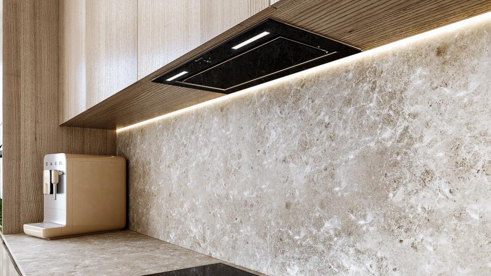 GLOBALO Lumotion 60.1 tradycyjne wzornictwo konstrukcja okap szerokość turbina wydajność cicha praca