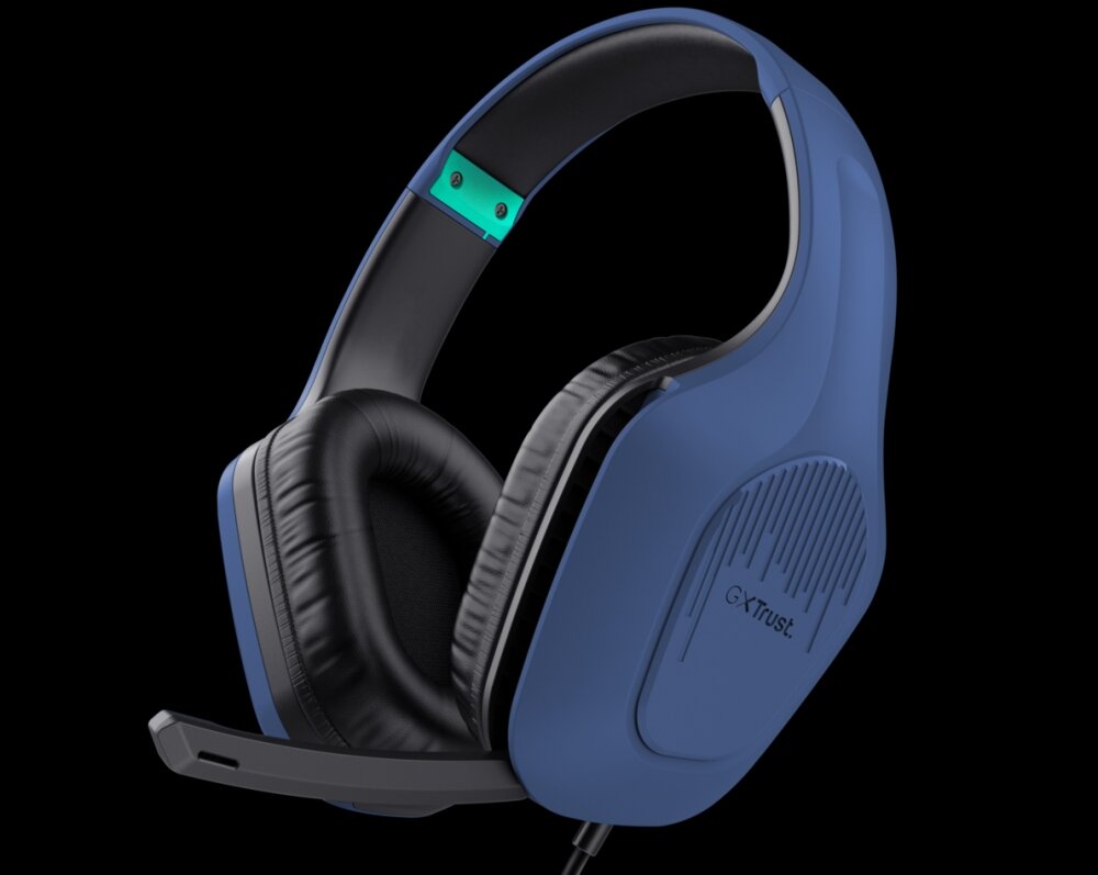 Słuchawki TRUST GXT415 Zirox lekkość użytkowanie multiplatformowość zwycięstwo głośniki przetworniki kolor jakość dźwięk doznania 