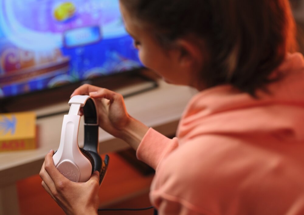Słuchawki TRUST GXT415 Zirox lekkość użytkowanie playstation zwycięstwo głośniki przetworniki kolor jakość dźwięk doznania