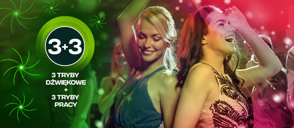 Multiefekt dyskotekowy MUSICMATE 6Hole - Niezliczone efekty świetlne