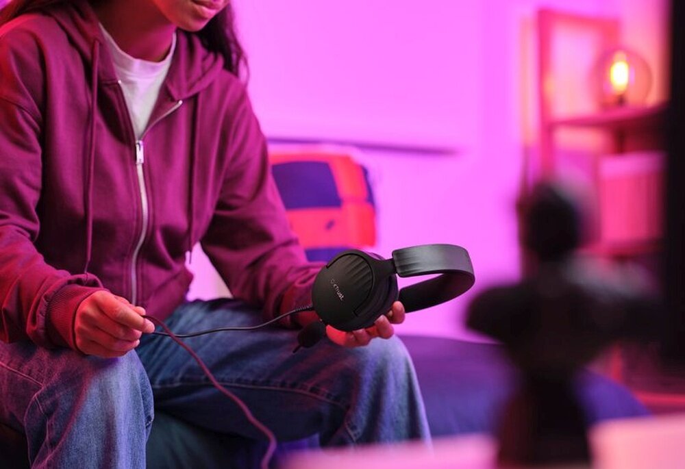 Słuchawki TRUST GXT489 Fayzo lacznosc przewodowa kabel wejscie 