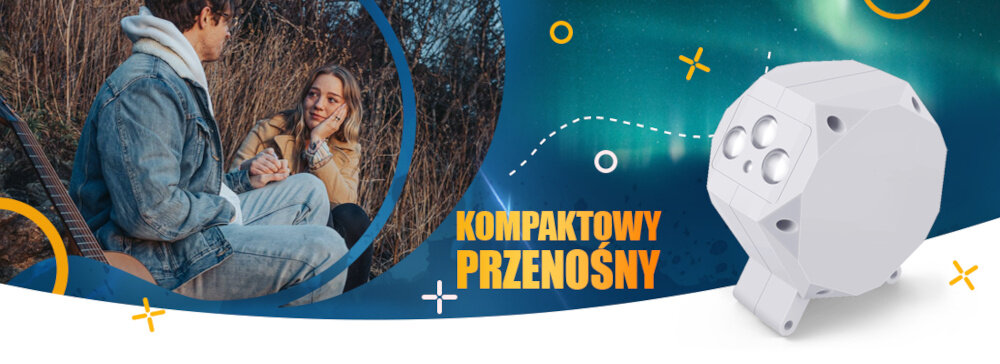 Projektor MUSICMATE Aurora Light - mobilność