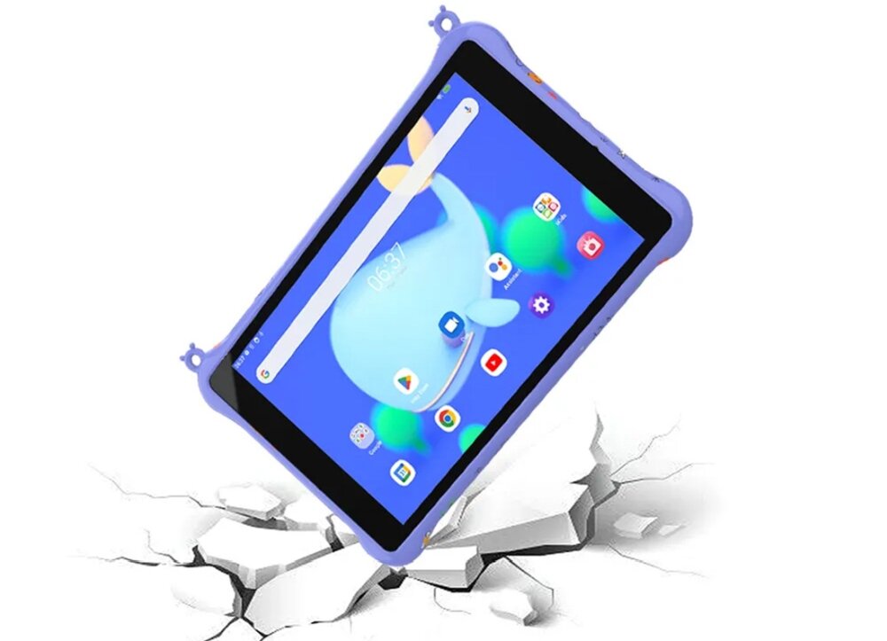Tablet Blackview TAB5 Kids rozdzielczość rdzenie przekątna czujniki aparat głośnik czas pracy procesor transmisja danych waga wifi pamięć złącza zestaw 