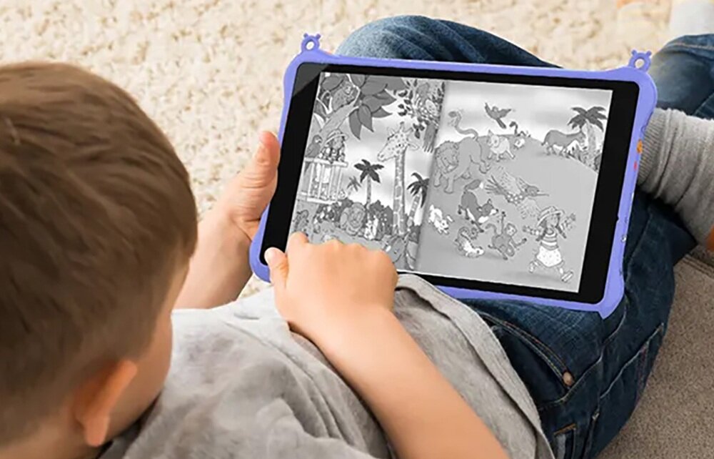 Tablet Blackview TAB5 Kids rozdzielczość rdzenie przekątna czujniki aparat głośnik czas pracy procesor transmisja danych waga wifi pamięć złącza zestaw 