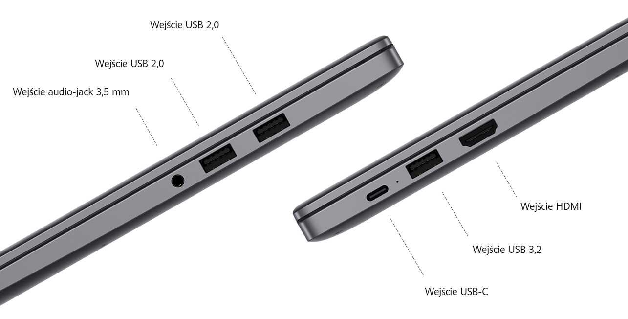 Laptop HUAWEI MateBook D15 - USB-C USB 