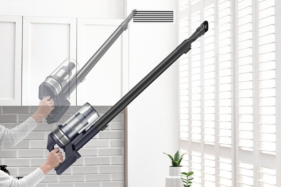 Sprzątanie rolet odkurzaczem Samsung VS20B75AGR5/GE seria 75 dostępnym w Media Expert