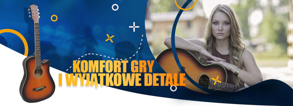 Gitara akustyczna MUSICMATE G-40 - kształt