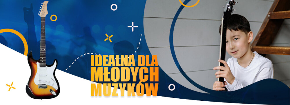 Gitara elektryczna MUSICMATE ME-02 - muzyka