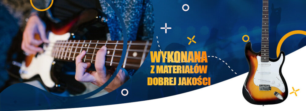 Gitara elektryczna MUSICMATE ME-02 - precyzja