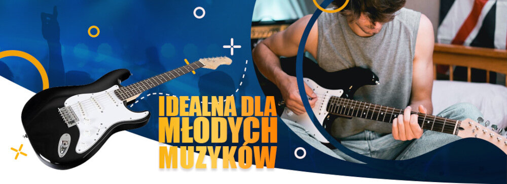 Gitara elektryczna MUSICMATE ME-01 - muzyka
