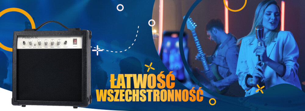 Wzmacniacz gitarowy MUSICMATE L-20 - złącza