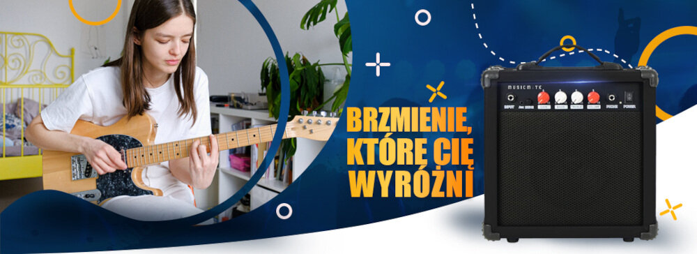 Wzmacniacz gitarowy MUSICMATE A-15 - brzmienie
