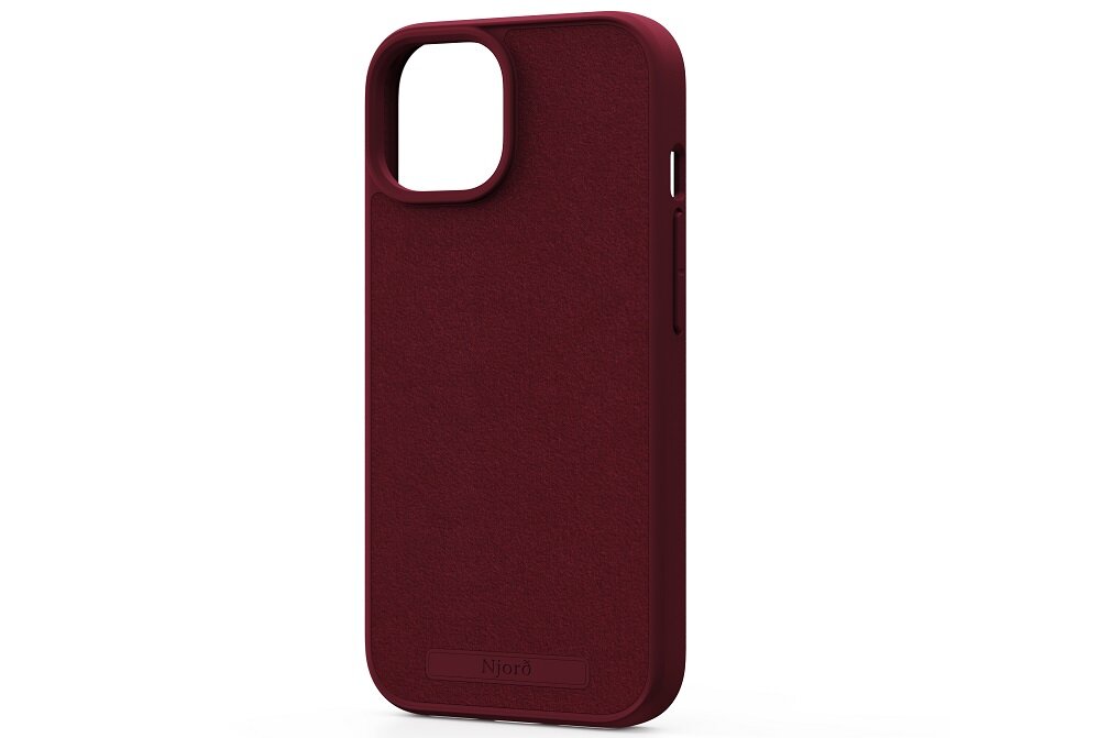 Etui NJORD BY ELEMENTS Suede Comfort+ MagSafe do Apple iPhone 15 elaganckie ochrona smartfona Wyjątkowy wygląd Najwyższej jakości materiały MagSafe Ochrona aparatu Precyzyjne