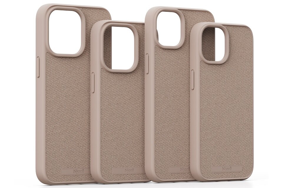 Etui NJORD BY ELEMENTS Fabric Tonal MagSafe do Apple iPhone 15 elaganckie ochrona smartfona Wyjątkowy wygląd Najwyższej jakości materiały MagSafe Ochrona aparatu Precyzyjne