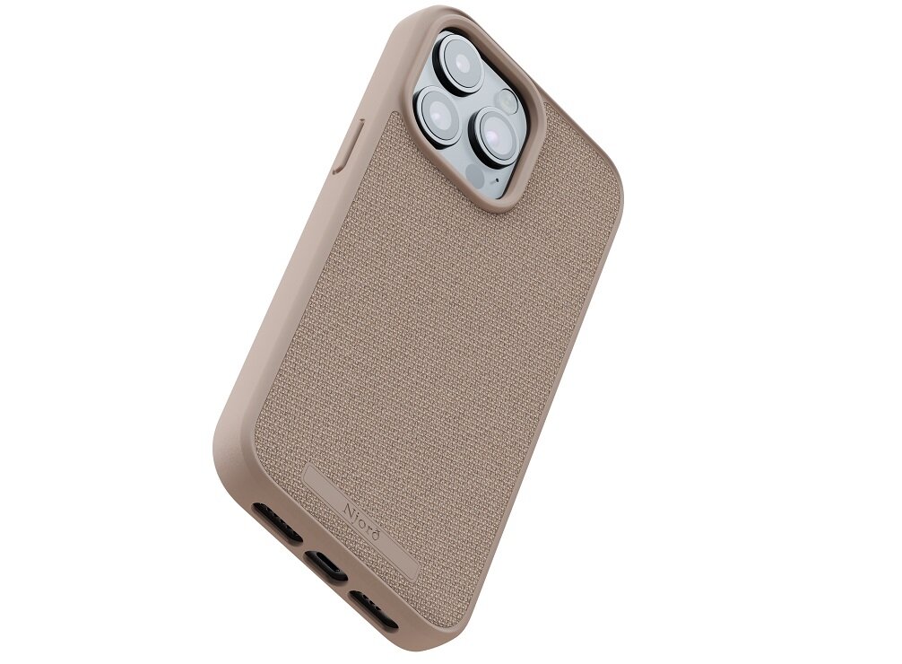 Etui NJORD BY ELEMENTS Fabric Tonal MagSafe do Apple iPhone 15 elaganckie ochrona smartfona Wyjątkowy wygląd Najwyższej jakości materiały MagSafe Ochrona aparatu Precyzyjne