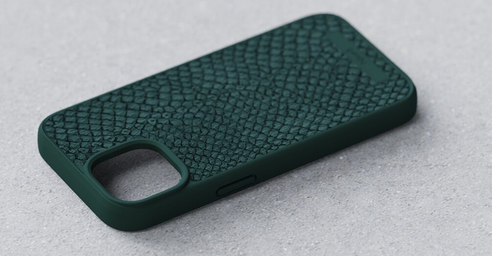 Etui NJORD BY ELEMENTS Salmon Leather MagSafe do Apple iPhone 15 elaganckie ochrona smartfona Wyjątkowy wygląd Najwyższej jakości materiały MagSafe Ochrona aparatu Precyzyjne