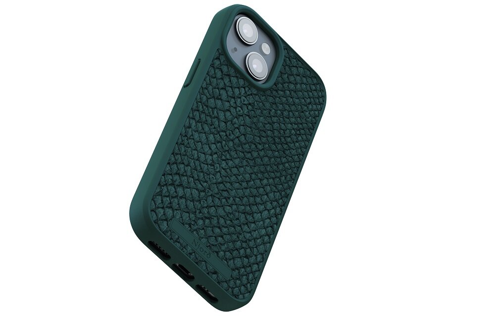 Etui NJORD BY ELEMENTS Salmon Leather MagSafe do Apple iPhone 15 elaganckie ochrona smartfona Wyjątkowy wygląd Najwyższej jakości materiały MagSafe Ochrona aparatu Precyzyjne